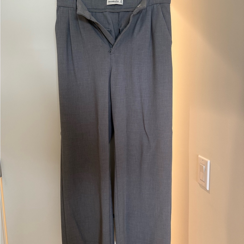 Abercrombie & Fitch Tailored Wide Leg Pants